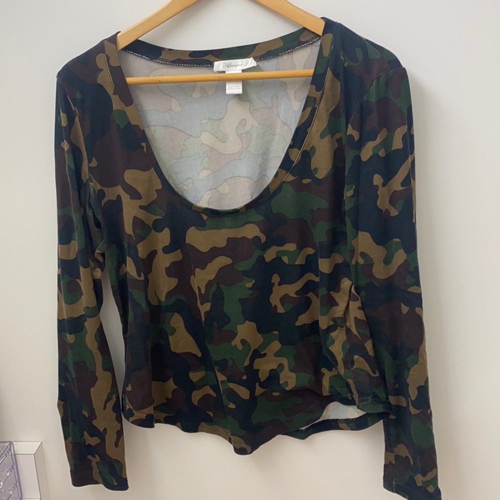 Revamped camo long sleeve shirt
